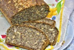 Golden Stevia Linaseemne leib Low Carb, Keto, Gluteenivaba, Suhkruvaba