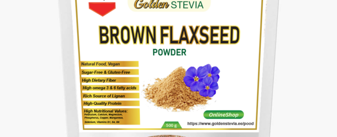 brown flaxseed powder pruuni linaseemne jahu golden stevia e-pood