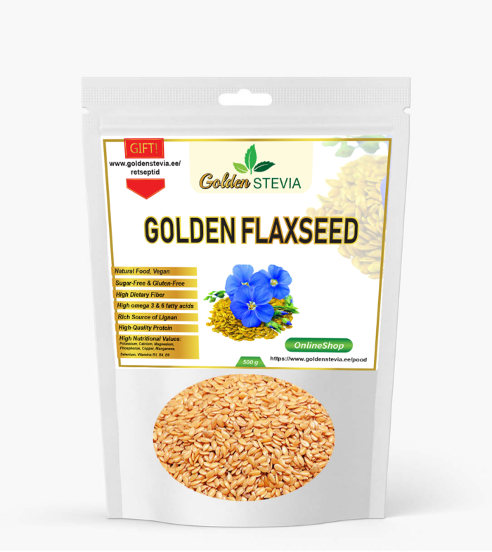 Kuldsed linaseemned Golden Flaxseed LCHF keto
