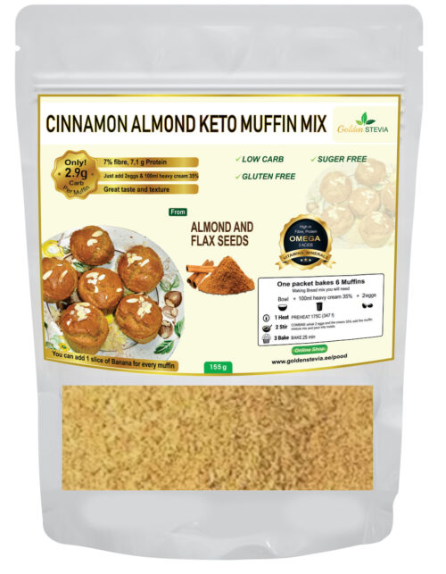 Kaneeli Mandli keto muffin cinnamon almond muffins keto mix