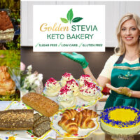 Golden Stevia Keto Pagar Gluteenivaba Suhkruvaba Low Carb