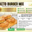 Golden Stevia Keto Burgeri saia segu- Keto Burger Mix
