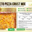 Golden Stevia Keto Pizzapõhja segu- KETO PIZZA CRUST MIX- Low Carb ehk Madalate Süsivesikutega, Gluteenivaba, Suhkruvaba, Keto ja Diabeedi sõbralik