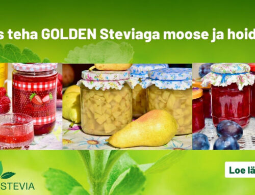Kuidas valmistada suhkruvaba moosi Golden Stevia suhkruasendajaga?