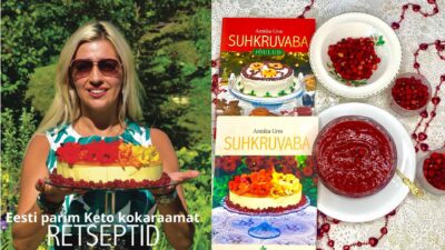 Eesti parim keto kokaraamat diabeetikutele, kaalulangetajatele ja 40+ naistele Autor Annika Urm