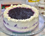 Telli Metsamustika-Banaani Kohupiima-Vahukoore Tort – Suhkruvaba, Low Carb, Keto ja Diabeedi sõbralik Golden Stevia Annika Urm