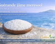 Guérande jäme meresool (Gros Sel humide) – 500 g Looduslik mineraaliderikas Guérande meresool igapäevaseks kokanduseks ja keha mineraliseerimiseks.