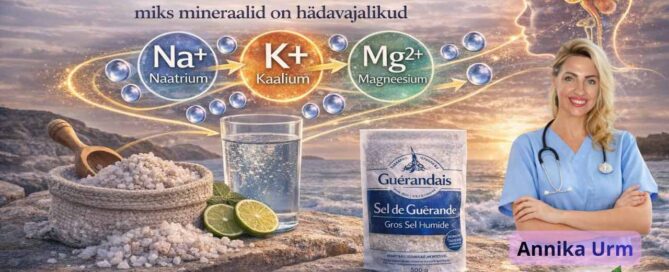 Keha hüdratsioon ja vedelikutasakaal: miks mineraalid on hädavajalikud. Mineraaliderikas Guérande meresool elektrolüütide tasakaalu ja keha hüdratsiooni toetamiseks – Golden Stevia Annika Urm