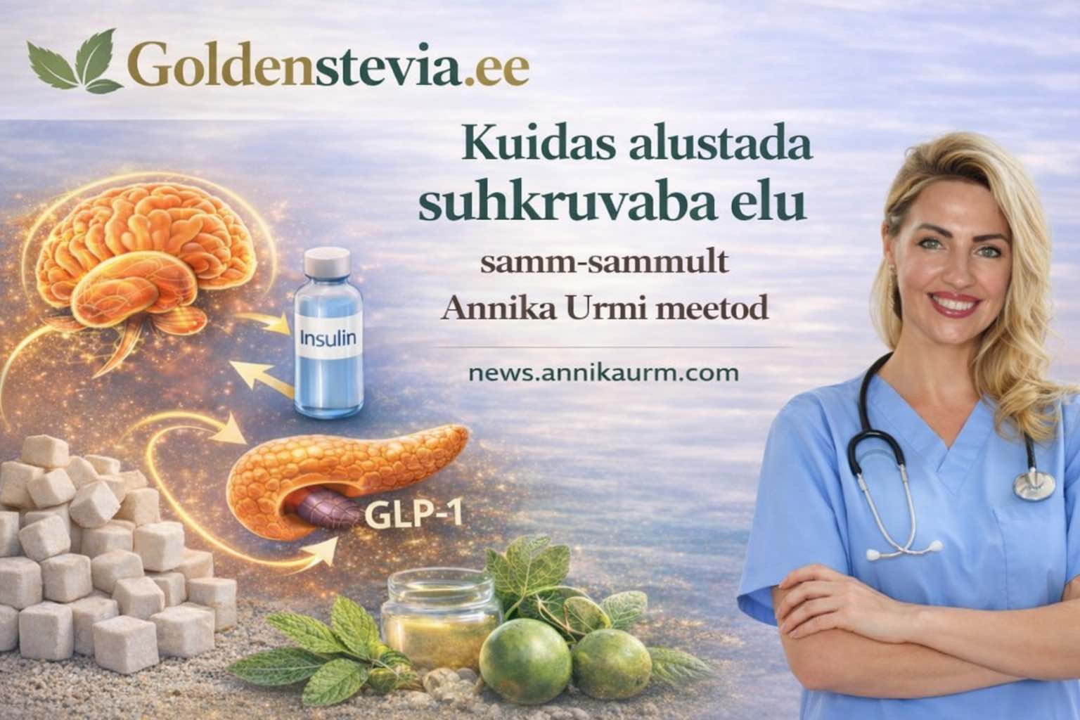 Annika Urm – suhkruvaba Low Carb & Keto juhend ja konsultatsioonid Goldenstevia.ee