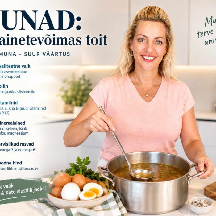 Miks mina, Annika Urm, söön 5 muna päevas madala süsivesikuga, keto toitumisel