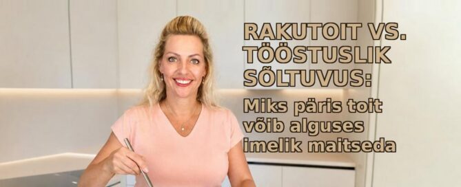 Annika Urm valmistamas kodust kontsantin puljongit köögis. Artikkel teemal "Rakutoit vs. tööstuslik sõltuvus: miks päris toit võib alguses imelik maitseda